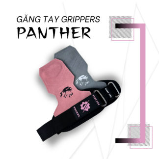 Găng tay tập gym Gripper Varuna Pro Gear Panther - Cặp găng tay tập gym hở mu bàn tay bằng da có đệm lót tay